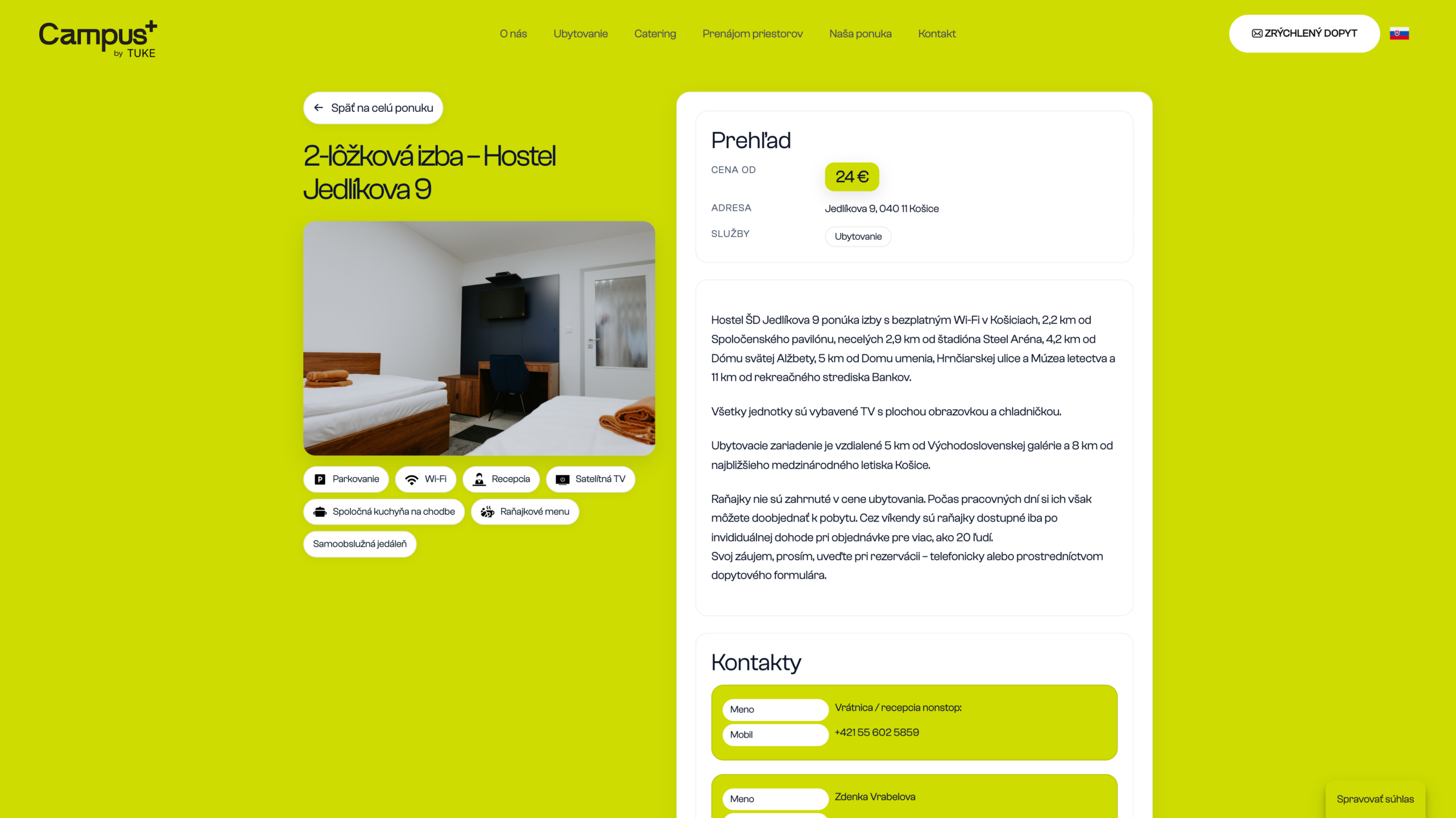 Šablóna priestorov